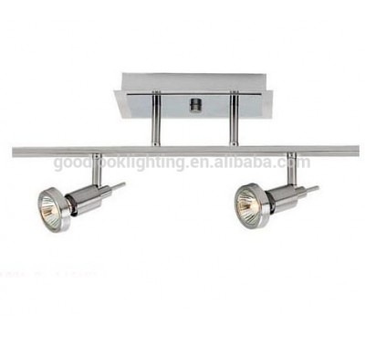 Modern brushed nickel finish GU10 ceiling lighting/track lighting