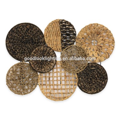 Modern beautifully hand natural materials wall decor/ wall decorations